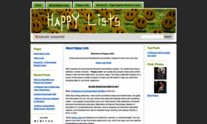 Happylists.wordpress.com thumbnail