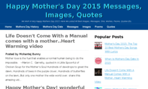 Happymothersday2015messages.org thumbnail