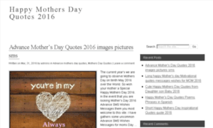 Happymothersdayquotes-2016.com thumbnail