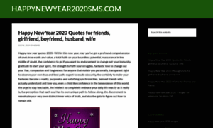 Happynewyear2020sms.com thumbnail