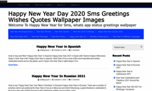 Happynewyearmessage.com thumbnail