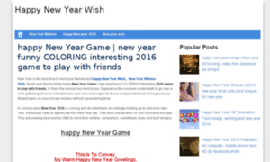 Happynewyearwish.com thumbnail