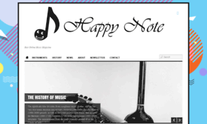 Happynote-music.com thumbnail