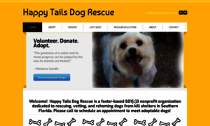 Happytailsdogrescue.org thumbnail