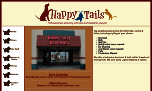 Happytailsgrooming.com thumbnail