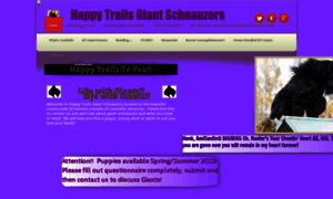 Happytrailsgiantschnauzers.com thumbnail