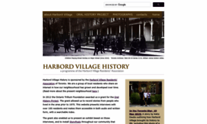 Harbordvillagehistory.ca thumbnail