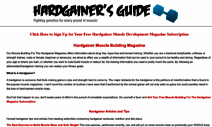 Hardgainers-weight-tips.com thumbnail