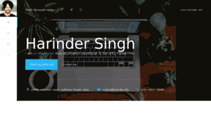 Harinder.info thumbnail