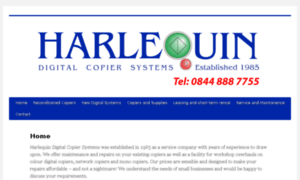 Harlequindigitalcopiersystems.co.uk thumbnail