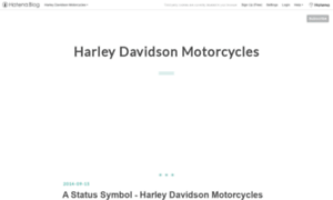 Harleydavidsonmotorcycle.hatenadiary.com thumbnail
