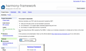 Harmony-framework.googlecode.com thumbnail