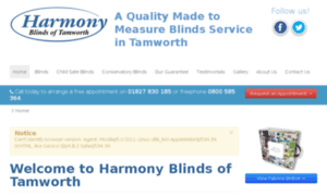 Harmonyblindsoftamworth.co.uk thumbnail