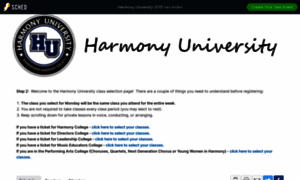 Harmonyuniversity2015.sched.org thumbnail