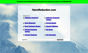 Harmreduction.com thumbnail