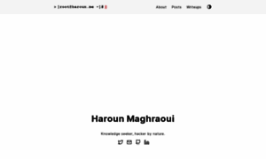 Haroun.me thumbnail
