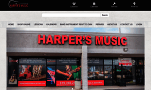 Harpersmusicstore.com thumbnail