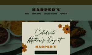 Harpersrestaurants.com thumbnail