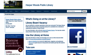 Harperwoodslibrary.org thumbnail