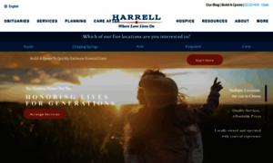 Harrellfuneralhomes.com thumbnail