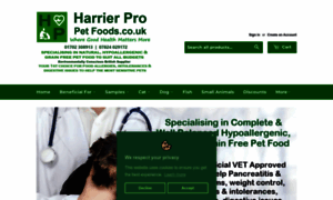 Harrierpropetfoods.co.uk thumbnail