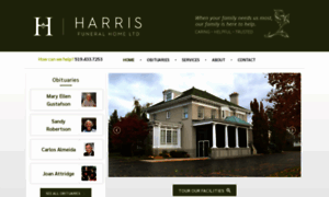 Harrisfuneralhome.ca thumbnail