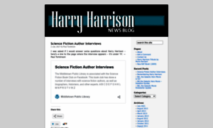 Harryharrison.wordpress.com thumbnail