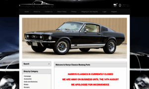 Harrysclassicsmustangparts.com.au thumbnail