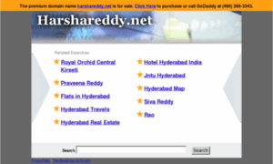 Harshareddy.net thumbnail