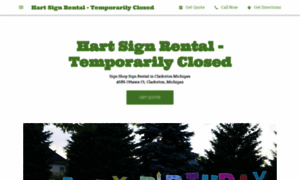 Hartsignrental.com thumbnail