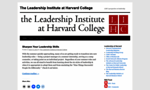 Harvardleadership.wordpress.com thumbnail