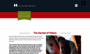 Harvestofhistory.org thumbnail