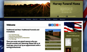 Harveyfuneralhome.com thumbnail