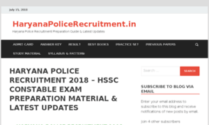 Haryanapolicerecruitment.in thumbnail