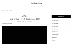 Hasbe-haal.com thumbnail