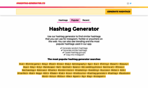 Hashtag-generator.co thumbnail