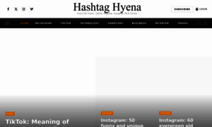 Hashtaghyena.com thumbnail