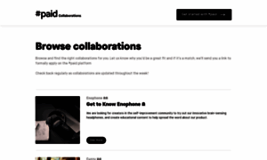 Hashtagpaid-collaborations.webflow.io thumbnail