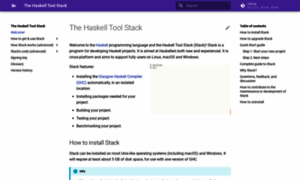 Haskellstack.org thumbnail