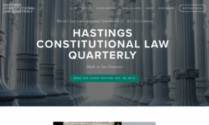 Hastingsconstitutionallawquarterly.org thumbnail
