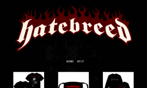 Hatebreed.merchnow.com thumbnail