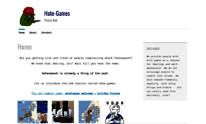 Hategaming.wordpress.com thumbnail