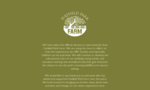 Hatfieldparkfarm.co.uk thumbnail