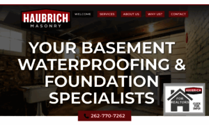 Haubrichmasonry.com thumbnail