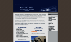Haulingaway.com thumbnail