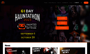 Hauntedattractionnetwork.com thumbnail