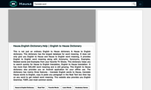 Hausa.english-dictionary.help thumbnail