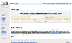 Hausadictionary.com thumbnail
