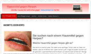 Hausmittel-gegen-herpes.de thumbnail