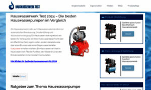 Hauswasserwerktests.com thumbnail